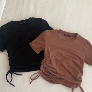 Zara Ribbed Crop Top